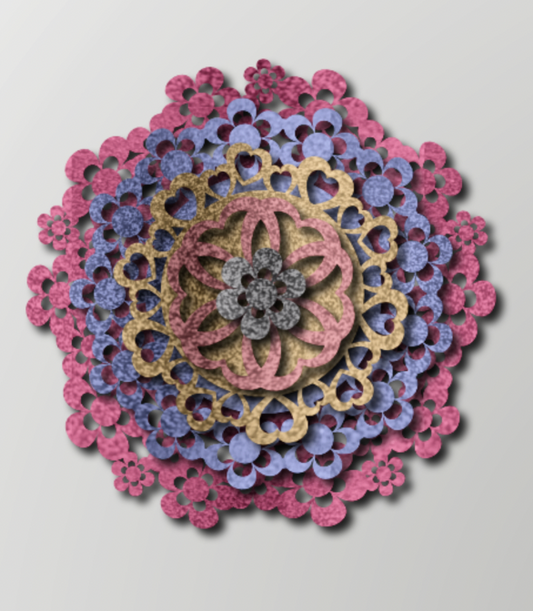 FLEUR 3D MANDALA